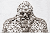 Gif animé Bigfoot de face